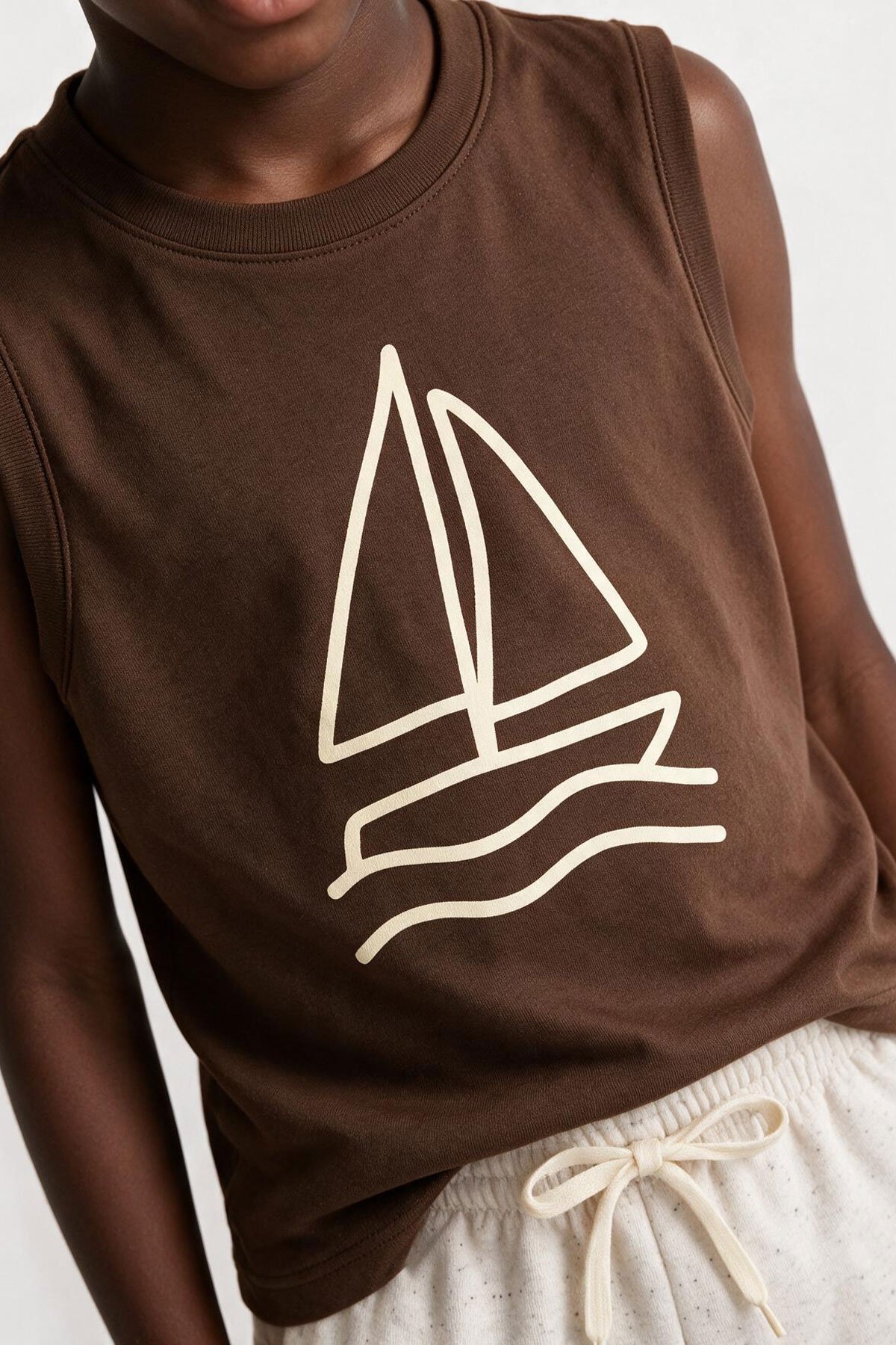 Camiseta do conjunto infantil Lost At Sea &mdash; 100% algod&atilde;o